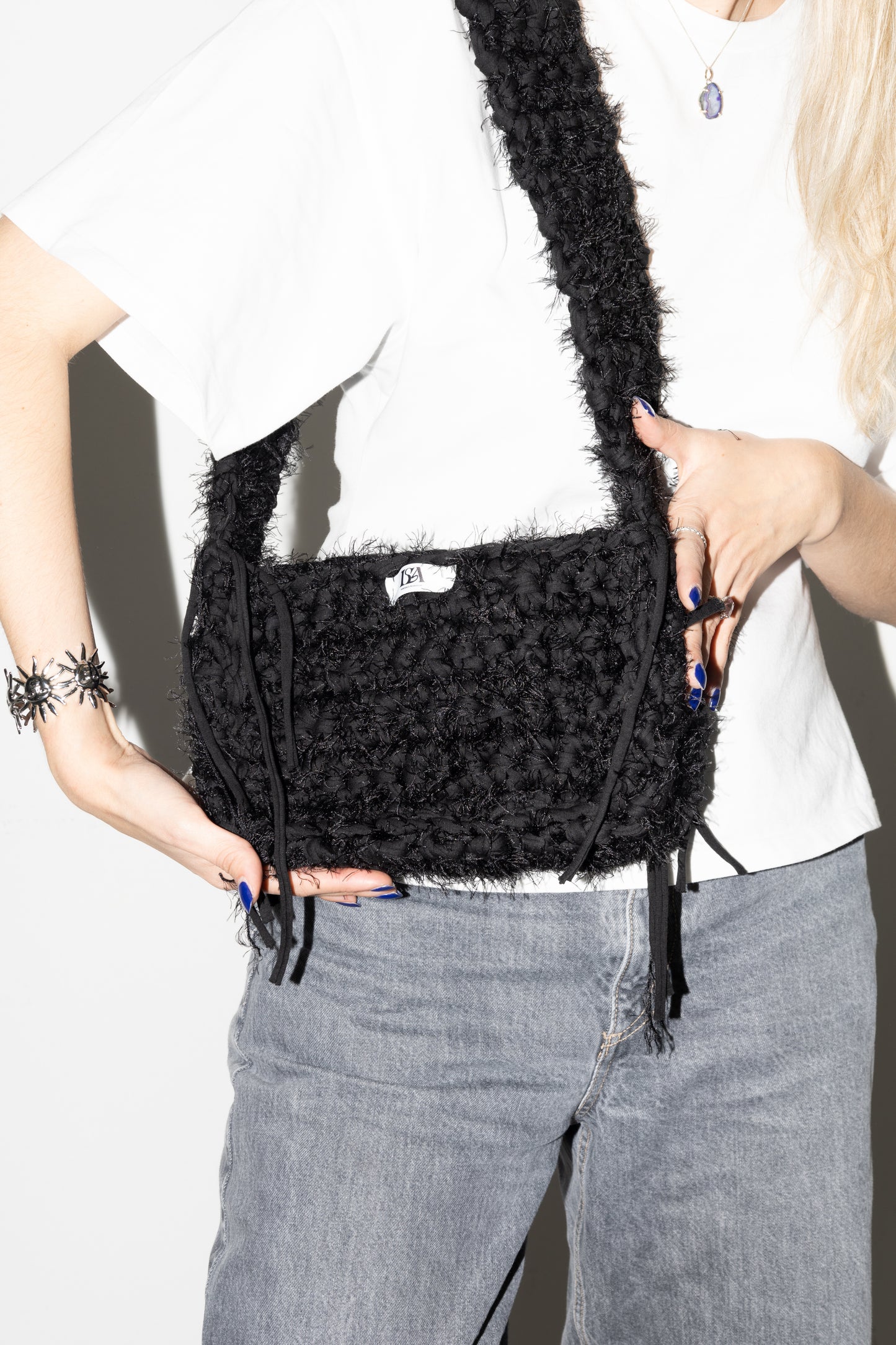 Fluffy crossbody bag