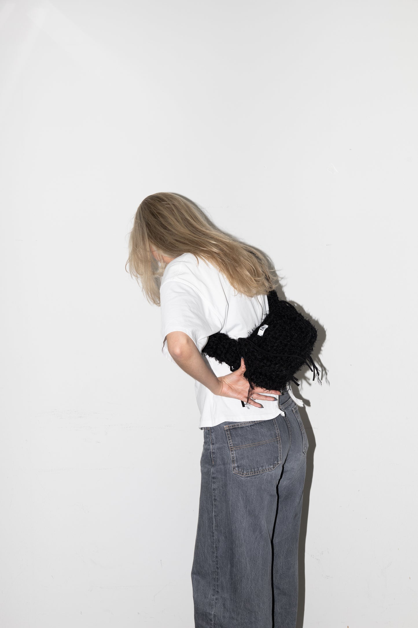 Fluffy crossbody bag